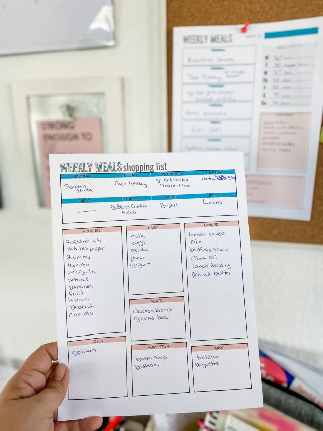 Curious how to meal plan, but just the thought leaves you scratching your head? Meal planning doesn't have to be hard! Here's a simple guide to help!