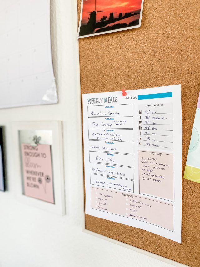 Curious how to meal plan, but just the thought leaves you scratching your head? Meal planning doesn't have to be hard! Here's a simple guide to help!