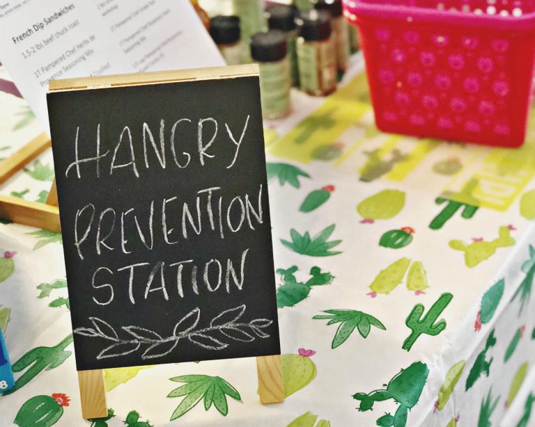 A Freezer Meal Baby Shower Workshop
