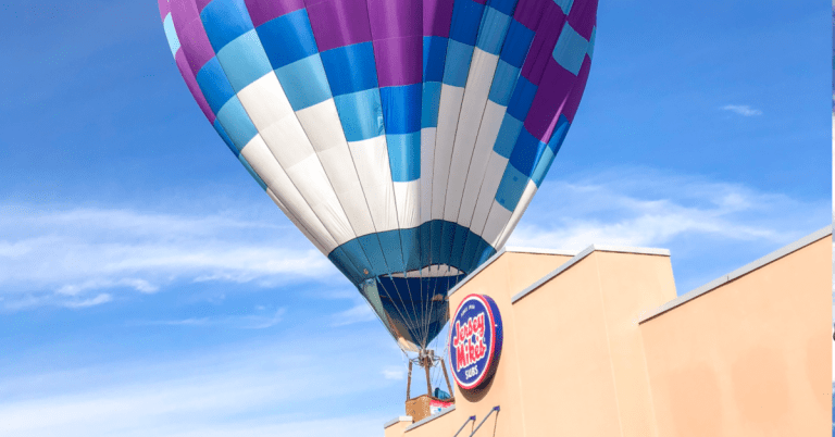 When a Hot Air Balloon Landed on a Building