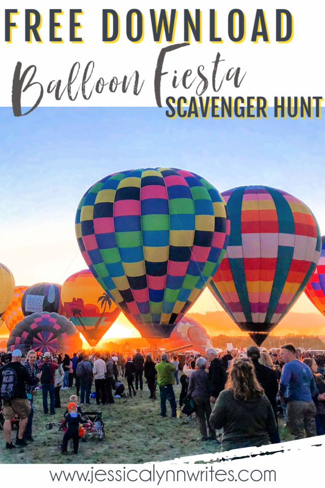 Headed to Albuquerque during the fall? Make sure you have this handy dandy Balloon Fiesta scavenger hunt for some extra fun!
