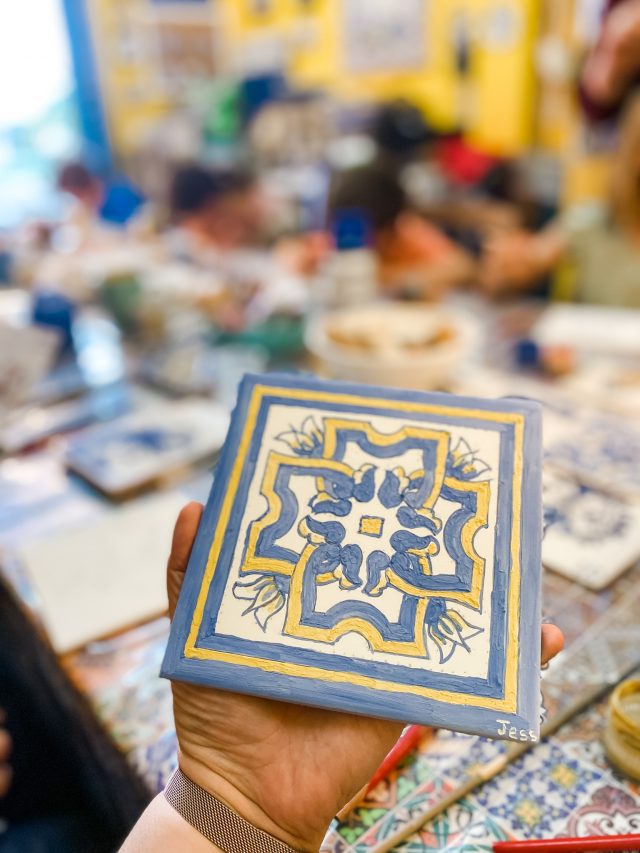 tile making class in lisbon